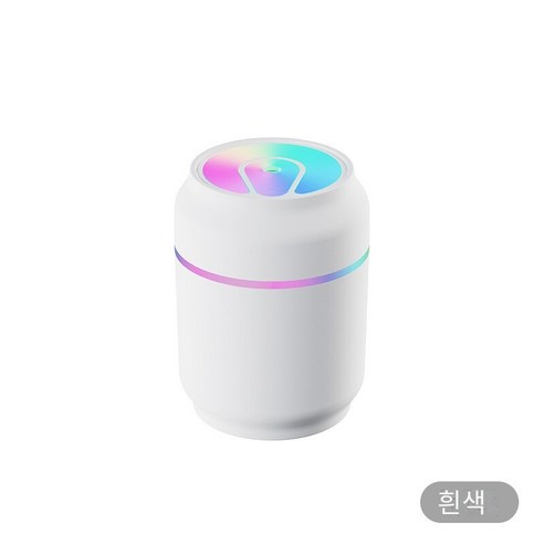 아이디어 현채컵 공기 가습기 테이블 가정용 차량 적재 공기 가습기 USB 인쇄, 흰색(dq101) 300ml