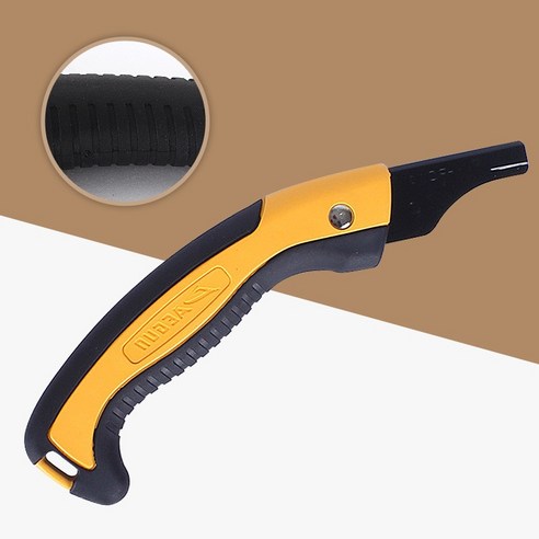 논슬립 전지용 톱자루 전정톱 손잡이 과수원 각목 목재공구 조경 수공구 셀프목공 DIY, 1개, HS704C외날자루전지용