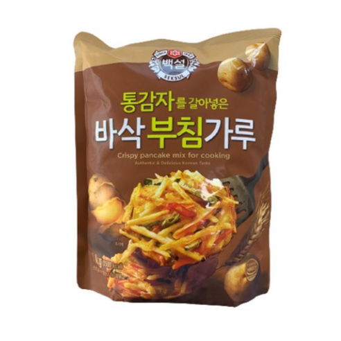 CJ제일제당 통감자를 갈아 넣은 바삭부침가루, 1kg, 8개