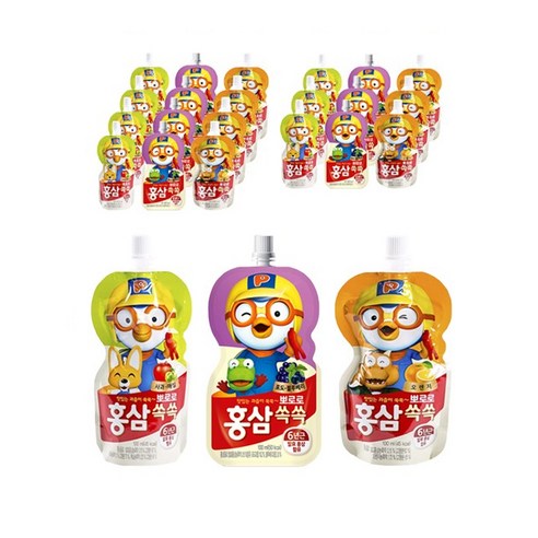 홍삼쏙쏙 3종세트 (사과매실8개+포도블루베리8개+오렌지8개), 1개