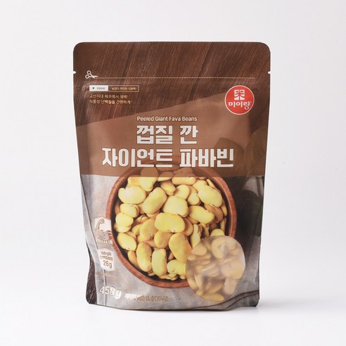 오트밀 껍질 깐 자이언트 파바빈 콩 450g (페루산/식물성고단백), 1개  Best 5