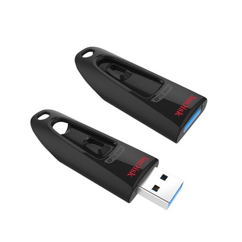 샌디스크 울트라 CZ48 USB 3.0 메모리 / USB 보관 케이스, 128GB