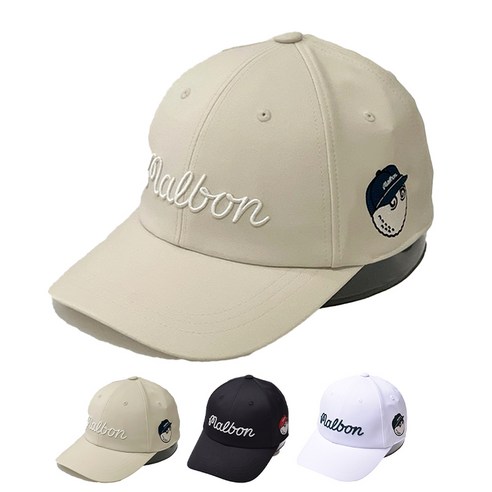 [백화점]말본 모자 버킷 볼캡 B-CAP 골프모자, M/L, 블랙_BK, 1개