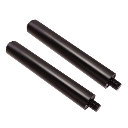 프레데터 풀 큐에 대 한 2Pcs 알루미늄 당구 풀 큐 확장 Extender, 블랙, 합금