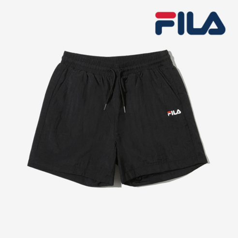 [FILA] 하이웨이스트 우븐 숏팬츠_FS2TRD2182F_BLK