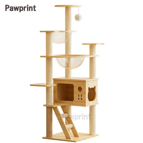 우리 집 고양이, 좁은 공간에서 행복 찾기! Pawprint 캣타워 솔직 후기 캣타워