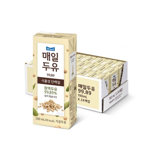 매일두유 99.89 190ml x 72팩