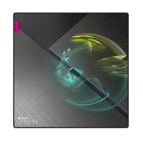로캣 센스 아이콘 Sense Icon 게이밍 마우스패드 (SQUARE), 1개, ROC-13-375 / 블랙