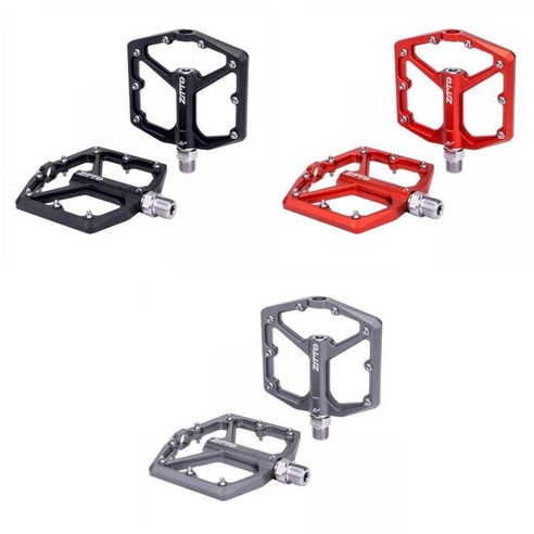 3 쌍 MTB 자전거 페달 9/16 경량 밀폐 베어링 플랫 페달, 141.4x99.5x13.8mm, 알루미늄 합금, 설명한대로