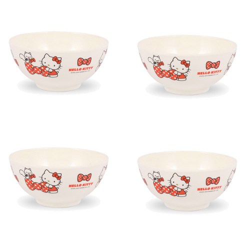 사랑스러움이 식탁에! 딜리즈 헬로키티 원형 그릇으로 행복한 식사 시간을!