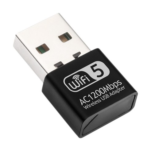 노 브랜드 1200M 듀얼 밴드 USB 와이파이 어댑터 2.4G/5.8G 기가비트 수신기/송신기 무선 네트워크 카드 f