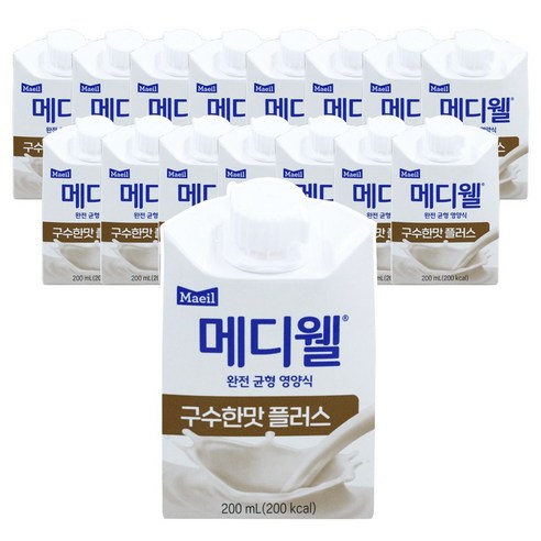 메디웰 구수한맛 플러스, 200ml, 16개
