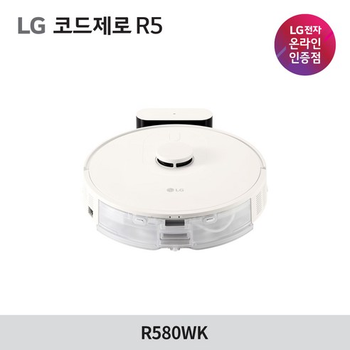 LG전자 코드제로 R5 물걸레 로봇청소기 R580WK, 할인가격과 할인율, 원격제어와 자동충전 기능, 사용시간과 충전시간, 무선 사용 가능