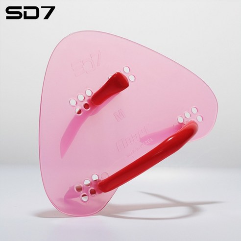 SD7 캐치업2 수영 핑거 패들 훈련용 2개 1세트 SGL-PPD, 핑크