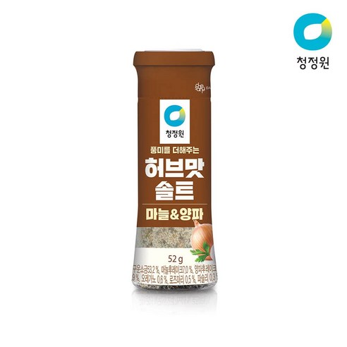 청정원 허브맛솔트 마늘&양파 52g, 1개