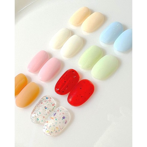 밋밋한 네일에 생기를 불어넣다! 요고마요 글리터젤 8종 솔직 후기 요고마요버터