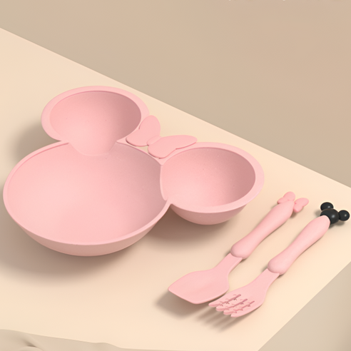 사랑스러운 베베래빗 식기, 아이의 행복한 식사 시간!