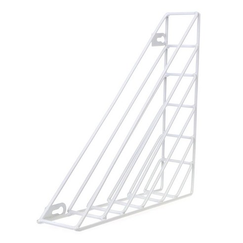 북유럽 기하학적 철 잡지 스토리지 랙 벽 바구니 홈 주최자 장식 새로운, 하얀색