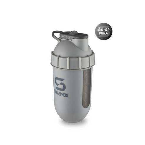 쉐이크스피어 오리지널 뷰 노볼 쉐이크통 쉐이커 프로틴쉐이커, 뷰 매트그레이, 700ml, 1개