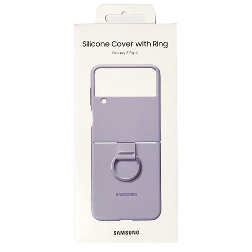 갤럭시 Z 플립4의 스타일리시하고 보호적인 실리콘 커버