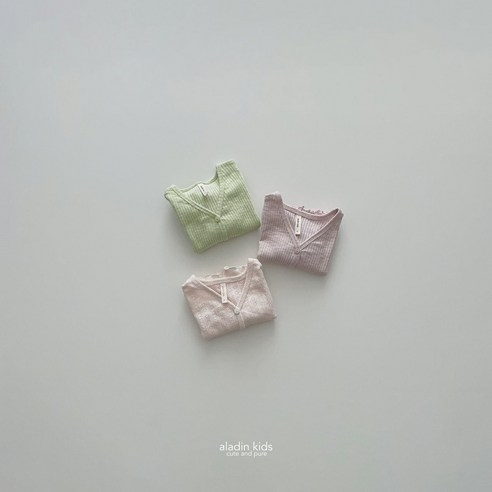 유아동 여름 프릴 브이넥 가디건 (3컬러) / 끌레르키즈