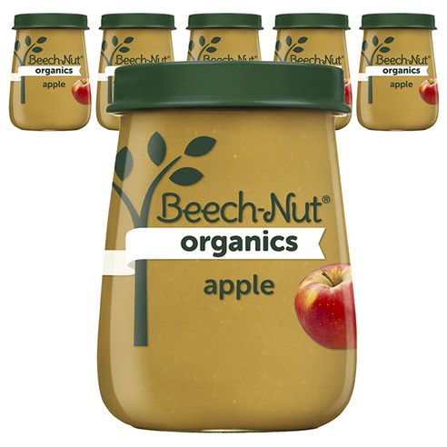 비치넛 과일 퓨레 113g, 6개, Apple (사과)