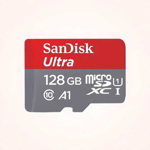 샌디스크 에스티원테크 공식인증 제품 마이크로 SD 카드 SDXC ULTRA 울트라 QUAC, 128GB, 1개