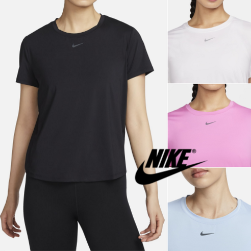 국내백화점매장판 나이키 NIKE 스우시 로고 여행 헬스 운동 티셔츠 프리미엄 데일리 일상 반팔티 트레이닝복 쿨 헬스복 운동복 원 클래식 여성 드라이 핏 반팔 탑