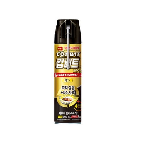컴배트 프로페셔널 맥스 바퀴용 에어졸, 500ml, 1개