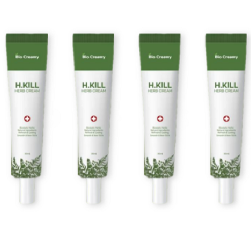 바이오크리미 에이치킬 항문 및 사타구니 종합 허브크림, 30ml, 4개