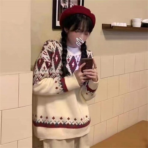 KORELAN 두꺼운 겨울 스웨터