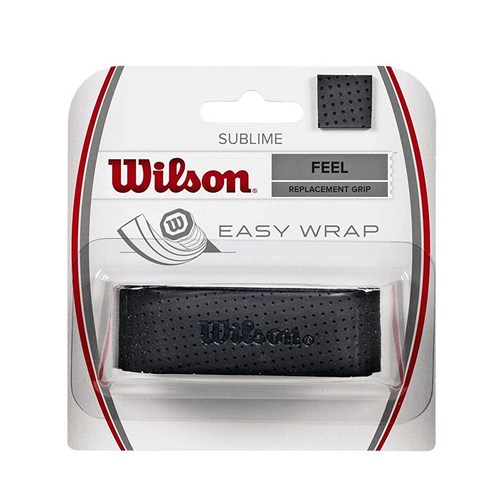 윌슨 테니스 교체 그립 숭고한 1pc 화이트 WRZ4202WH 테니스라켓, 블랙(블랙 19-3911 tcx), 블랙, 1개