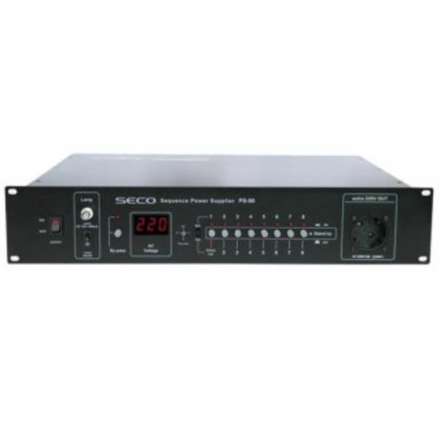 PS-90 순차전원공급기 국산제품 8채널 SECO DC24V출력 Sequence Power Supplier