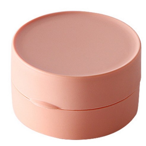 1 pc 새로운 다기능 여행 휴대용 밀폐형 방수 비누 상자 커버 욕실 접시 보관 핑크 s, 분홍