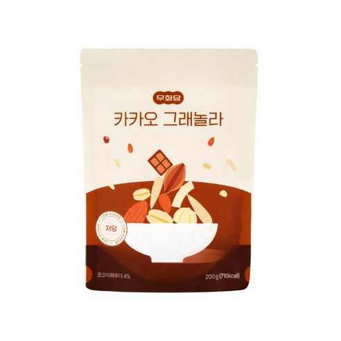 무화당 저당 프로틴 카카오 그래놀라, 1개, 200g