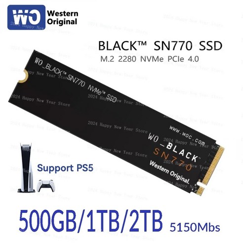 2024 오리지널 블랙 SSD4TB 외장하드 내장 SSD256 1TB 및 SN770 500GB 포함, 1)10A. ssd1tb 2024 오리지널 블랙 SSD4TB 외장하드 내장 SSD256 1TB 및 SN770 500GB 포함, 1)10A. ssd1tb