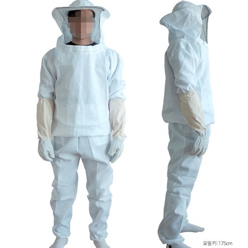 말벌 보호복 양봉 작업복 세트 – 방충 효과, 벌 쏘임 방지 모자 상하의 함께 입기 좋은 제품 말벌퇴치기