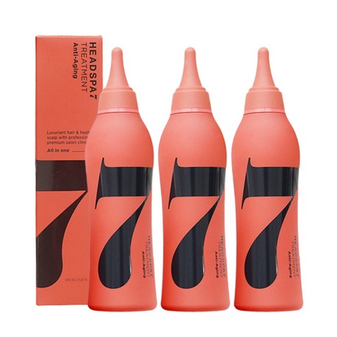 헤드스파7 트리트먼트 안티에이징, 3개, 215ml