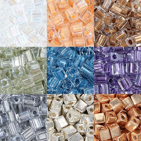 비즈아이 [380-G] 미유키비즈 큐브비즈 4mm CL/ME/Etc 10g 리뷰 미유키비즈