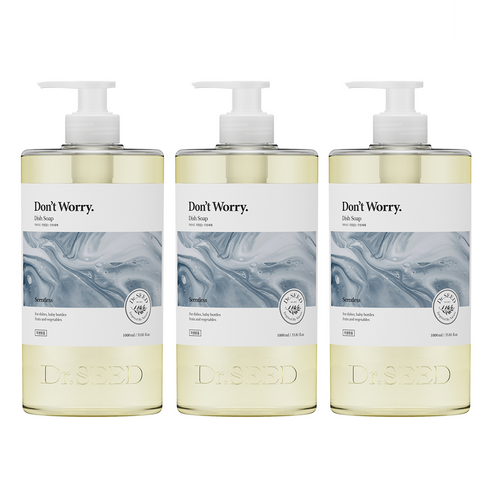 닥터시드 걱정없는 1종 주방세제, 1000ml, 3개