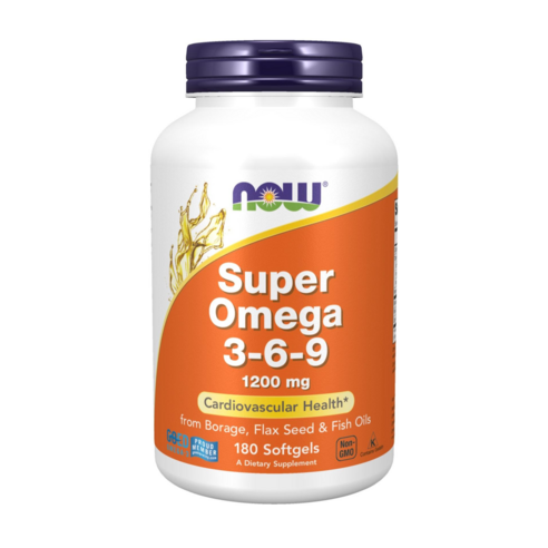 나우푸드 슈퍼 오메가 3-6-9 1200mg 소프트젤, 180개입, 1개