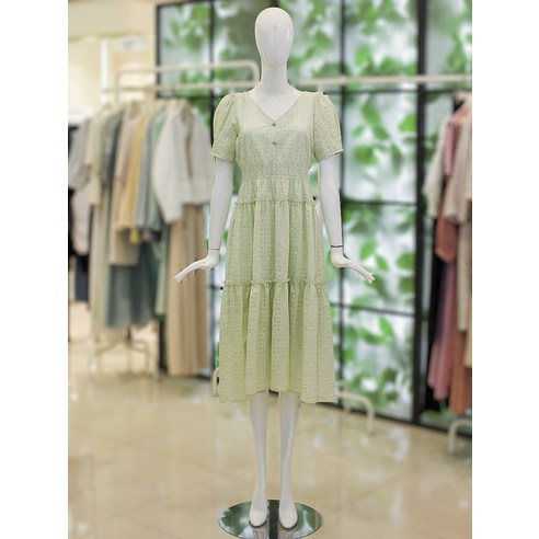 듀엘원피스 듀엘블라우스 톰보이원피스 보브원피스 자주원피스 지컷블라우스 듀엘원피스 논슬립브라 듀엘 셔링 티어드 원피스 L232PSE058(1877655)