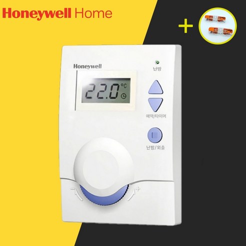 허니웰 홈 DT100-R 단독 1:1 지역 난방 온도조절기 /3선/ Honeywell, DT100-R201, DT100-R201