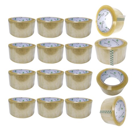 씨아이커머스 투명 박스테이프 중포장 opp 48mm 50m, 강력한 포장용, 16개