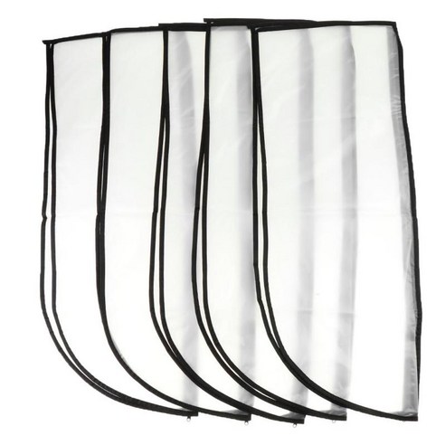 의류 먼지 커버 투명 방수 코트 스토리지 지퍼 가방, 60x120cm, 설명, EVA