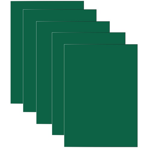 다한진 컬러 포맥스판 A3(297mm420mm*3T) 두께3mm 교재용 미술용 DIY용, 5개, 녹색