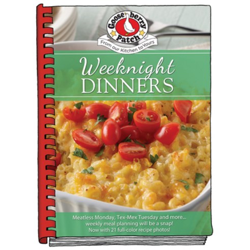 Weeknight Dinners Hardcover, Gooseberry Patch, English, 9781620934487