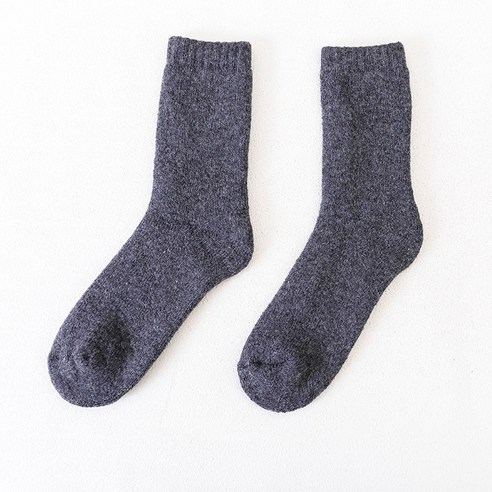달모아 두꺼운 양모 수면양말 겨울 덧신 여성 남자 임산부 남여공용 방한 털 기모 양말 5켤레