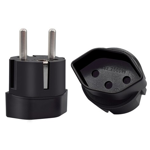 여행 필수품, 합리적 가격의 EU 플러그 변환 돼지코 어댑터