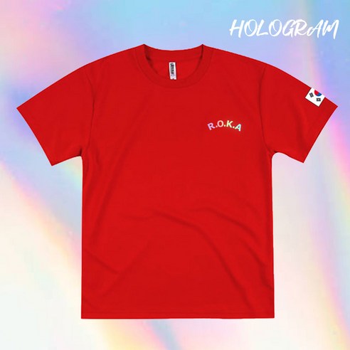 2023년 신상 NEW ROKA 남녀 공용 홀로그램 면 쿨론 반팔 티셔츠(Functional t-shirt) 아미반팔티 2023년 신상 NEW ROKA 남녀 공용 홀로그램 면 쿨론 반팔 티셔츠(Functional t-shirt) 아미반팔티
